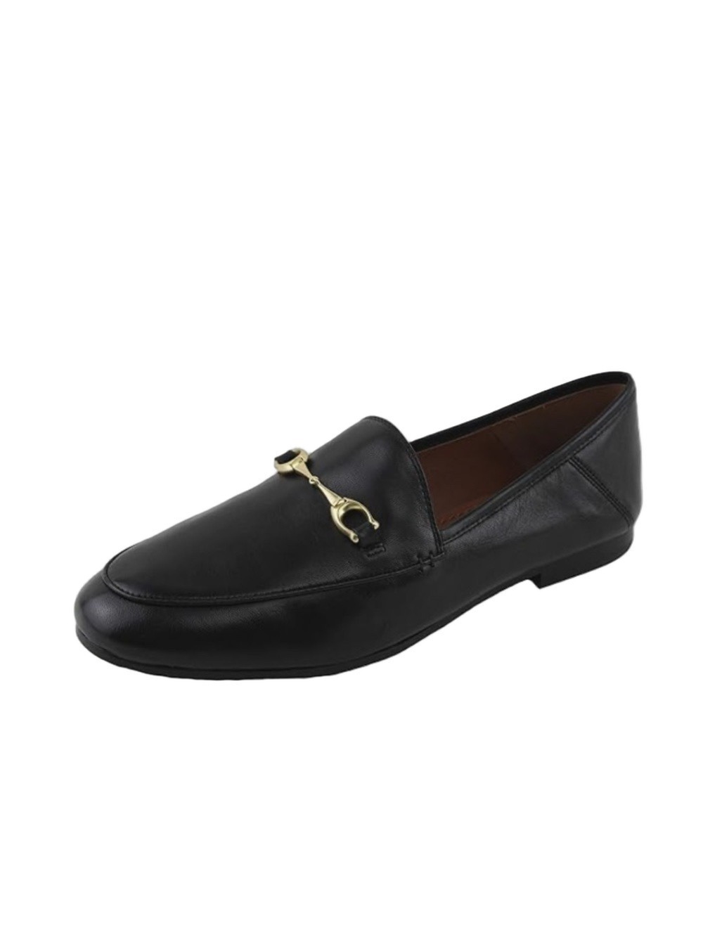 COACH black leather horsebit old money quiet luxury Hayley loafer 6.5 EU 37